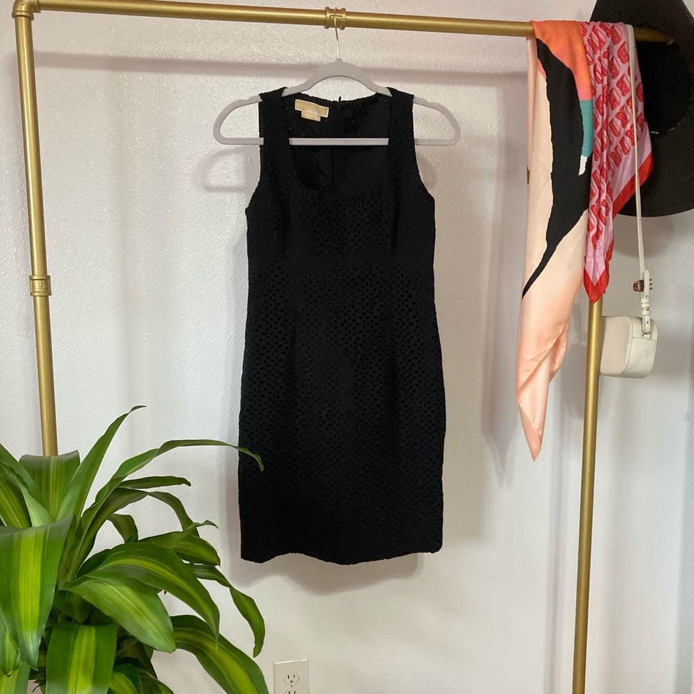Michael Kors Black Eyelet Dress Sz. 8